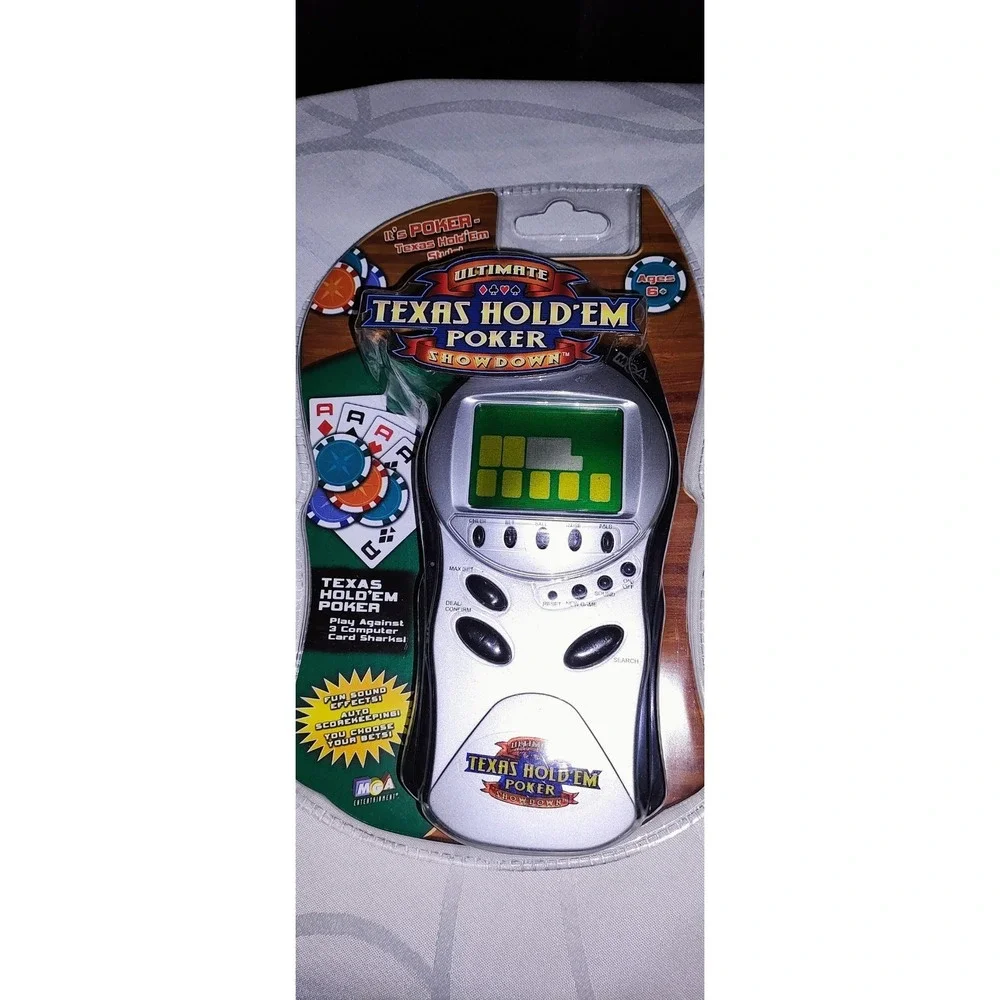Ultimate Texas Hold'em Poker Showdown Handheld Game By MGA Entertainment (NEW)